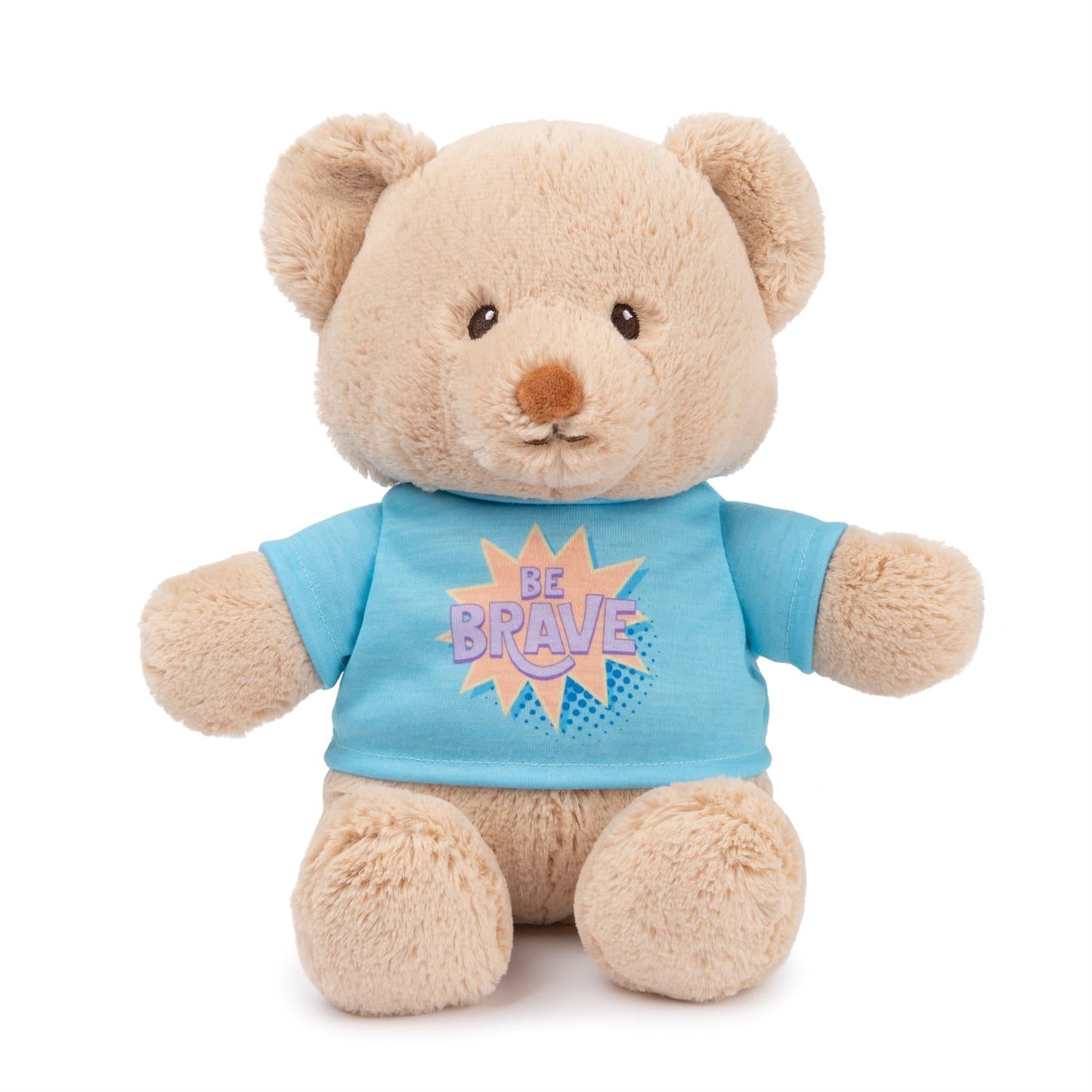 Gund - Be Brave T-shirt Bear - Blue - 12"