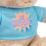 Gund - Be Brave T-shirt Bear - Blue - 12"