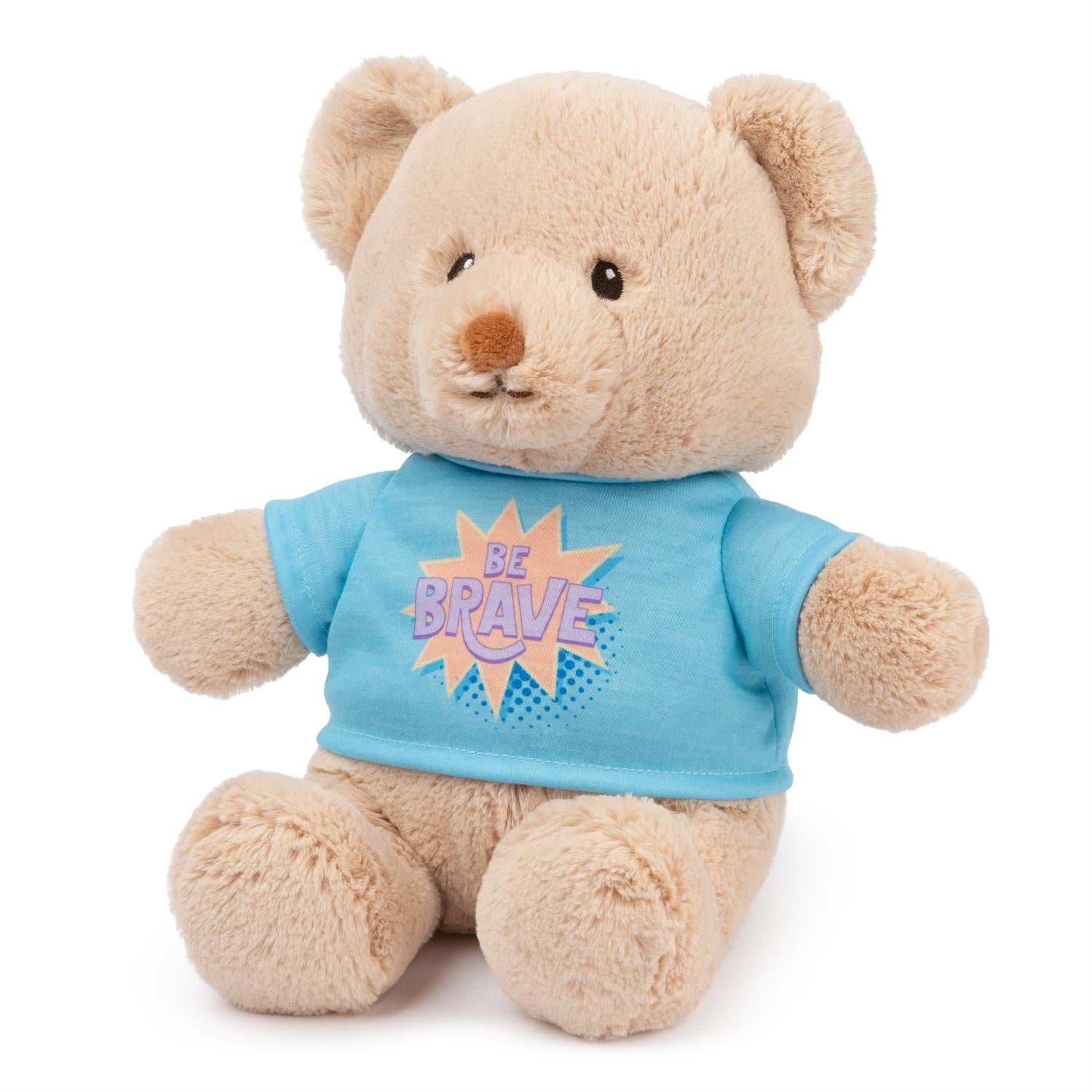 Gund - Be Brave T-shirt Bear - Blue - 12"