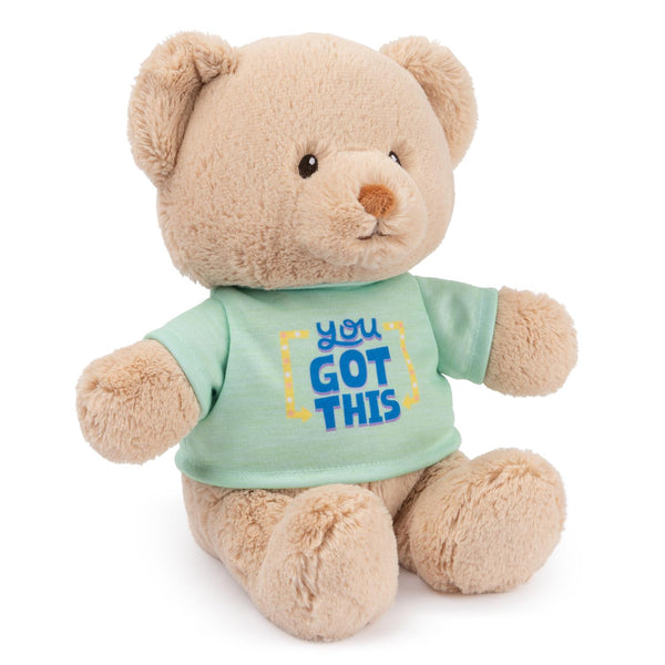 Gund - You Got This T-Shirt Bear - Green - 12"