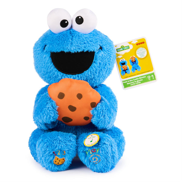 Gund - Sesame Street - Peek a Boo Cookie Monster - 11"