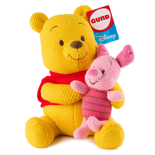 Gund - Disney - Winnie the Pooh & Piglet Knit Plush - 10"