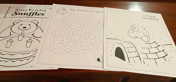 Snuffles Activity Pages