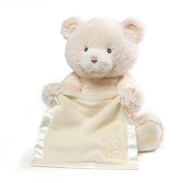 Peek a boo interactive teddy best sale bear