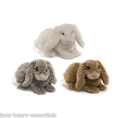 Gund - Fluffer Bunny - White - 9"