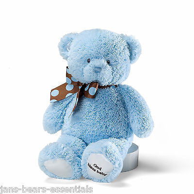Baby Gund - God Bless Baby Teddy - 12" - Blue
