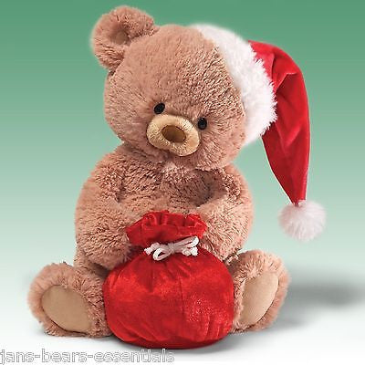 Gund - Tinsel Bear with Bag - 12"