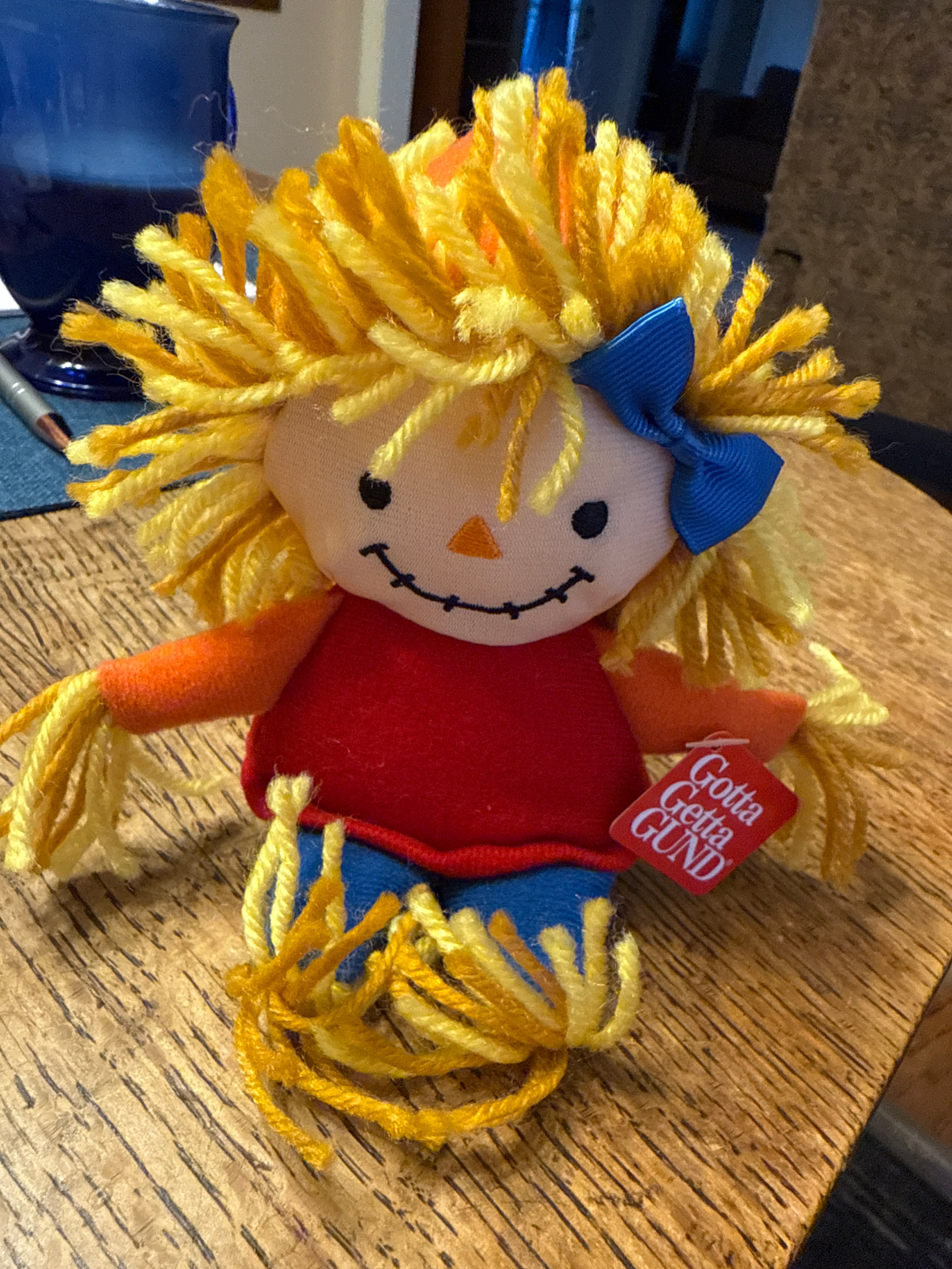 Gund - Twiggy Scarecrow Girl Beanbag- 7"