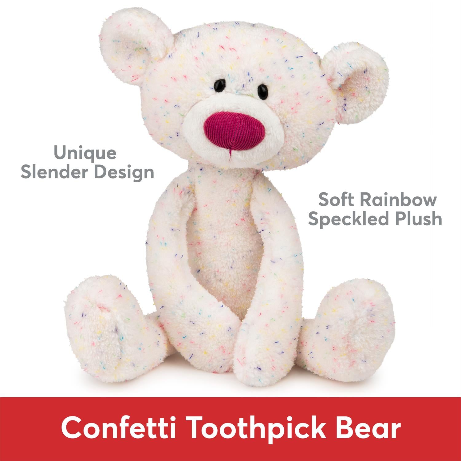 Gund - Confetti Toothpick Bear - 15"