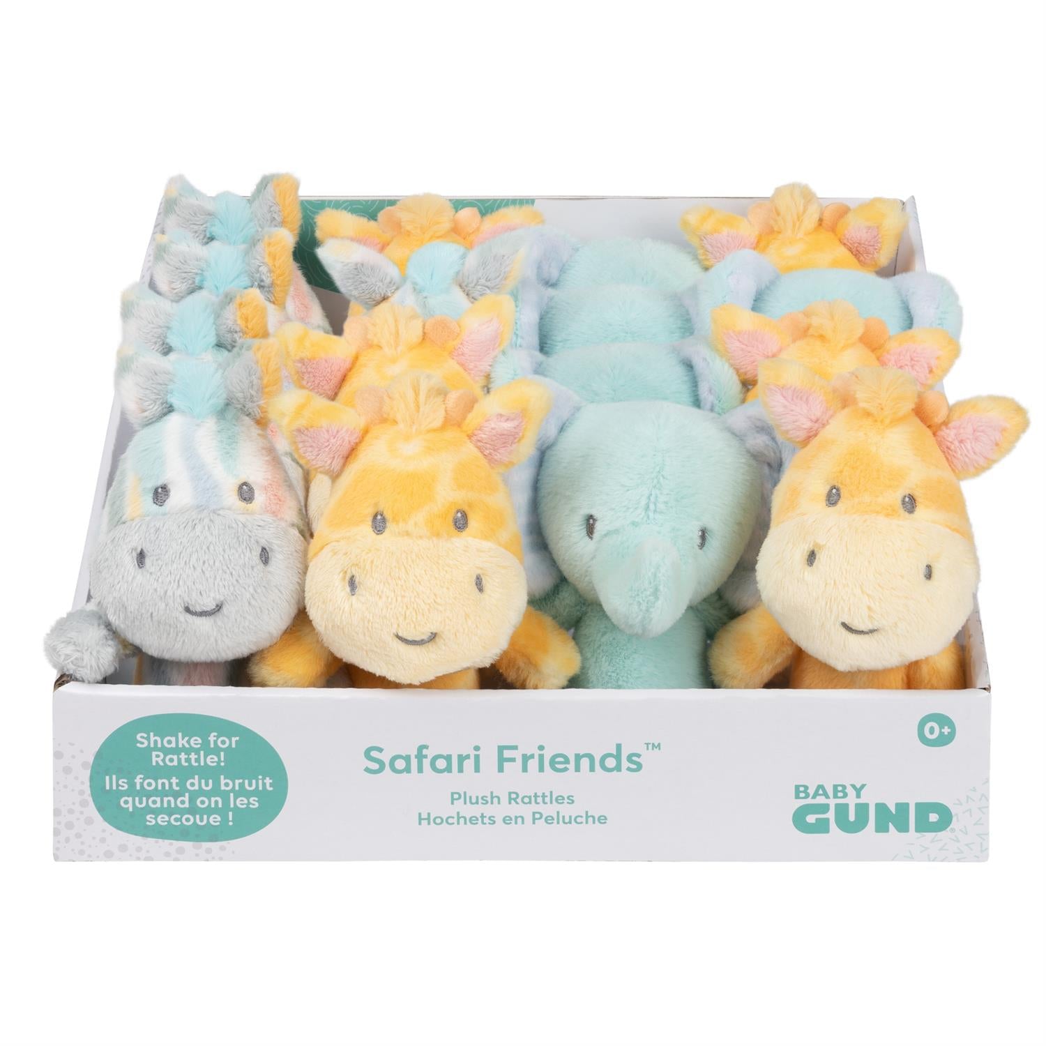 Gund - Safari Friends Stick Rattles - 3"