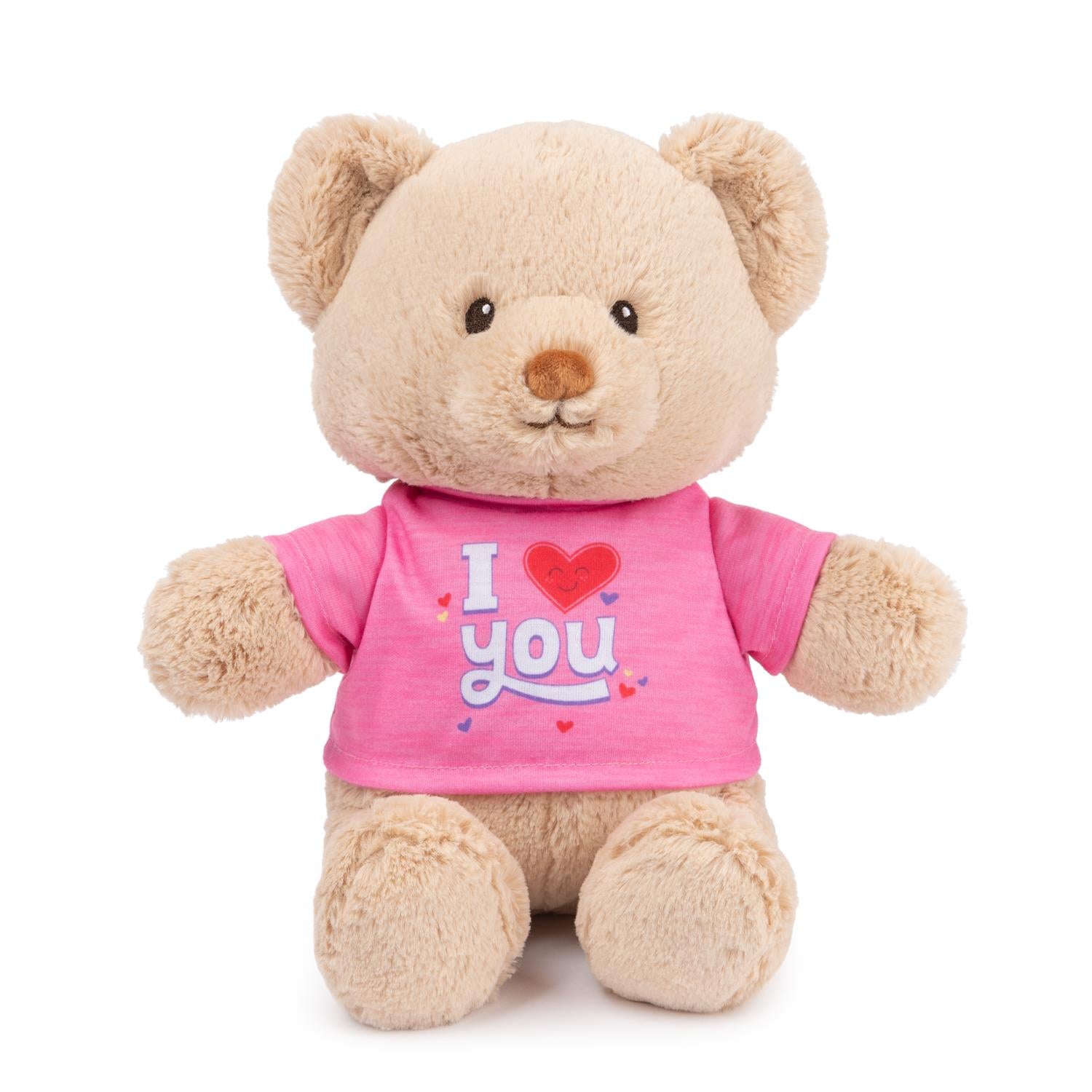 Gund - I Love You T-shirt Bear - Pink - 12"