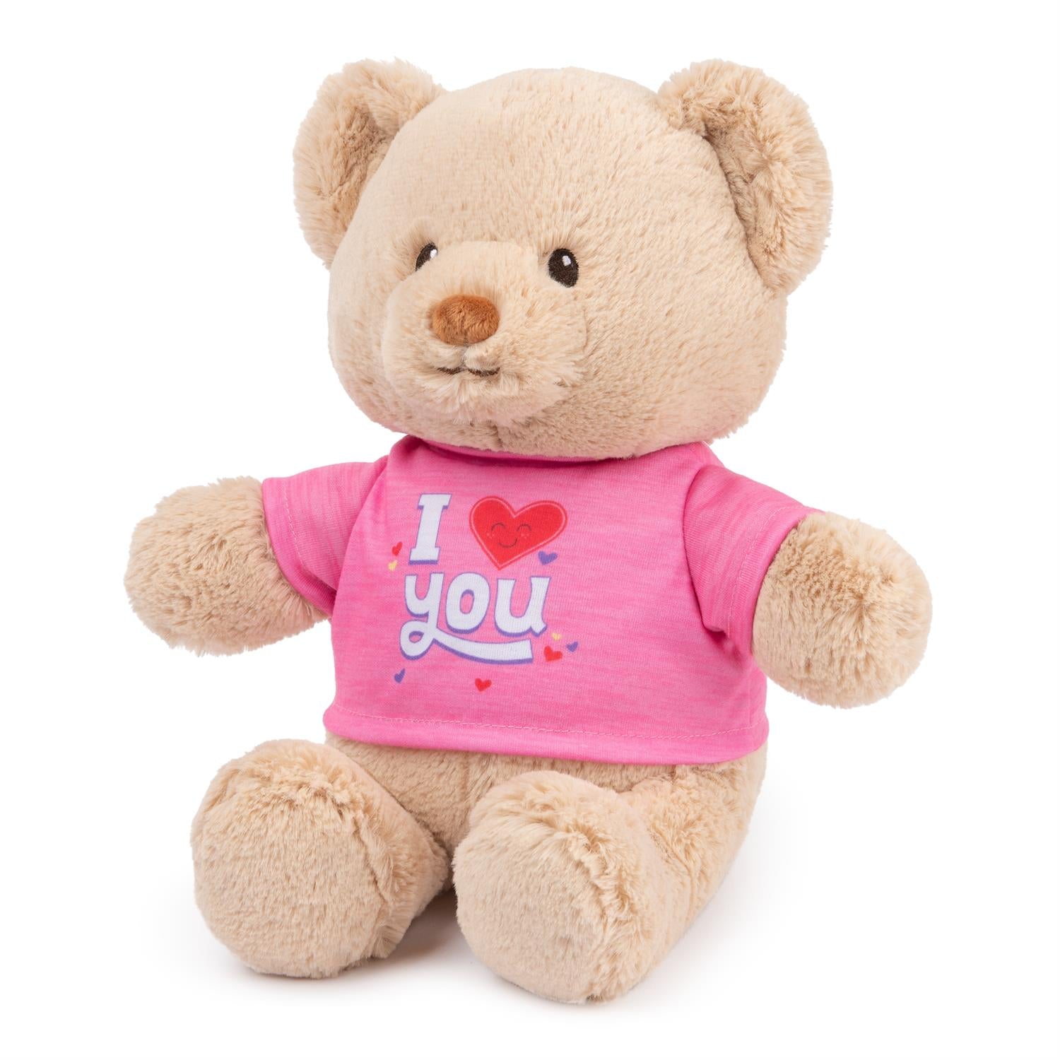 Gund - I Love You T-shirt Bear - Pink - 12"
