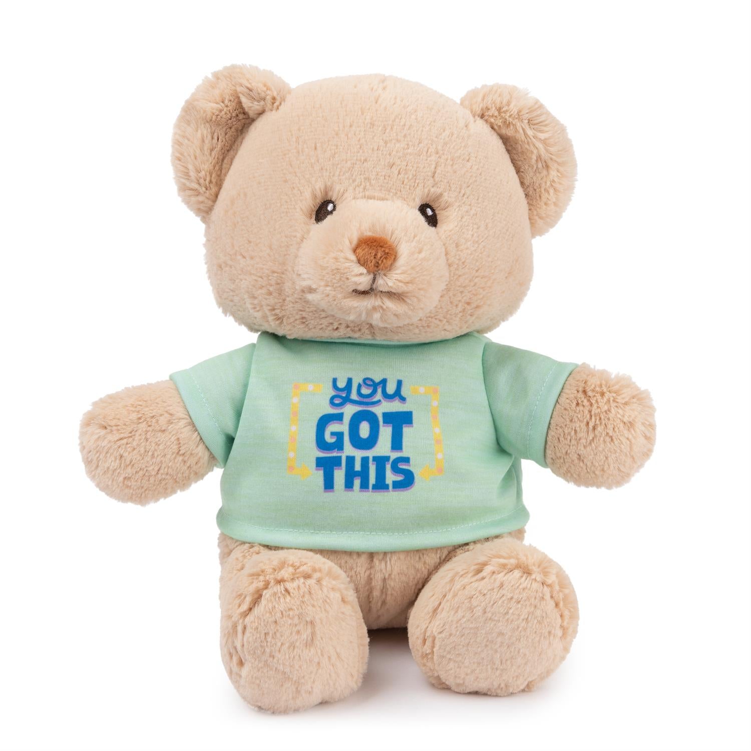 Gund - You Got This T-Shirt Bear - Green - 12"