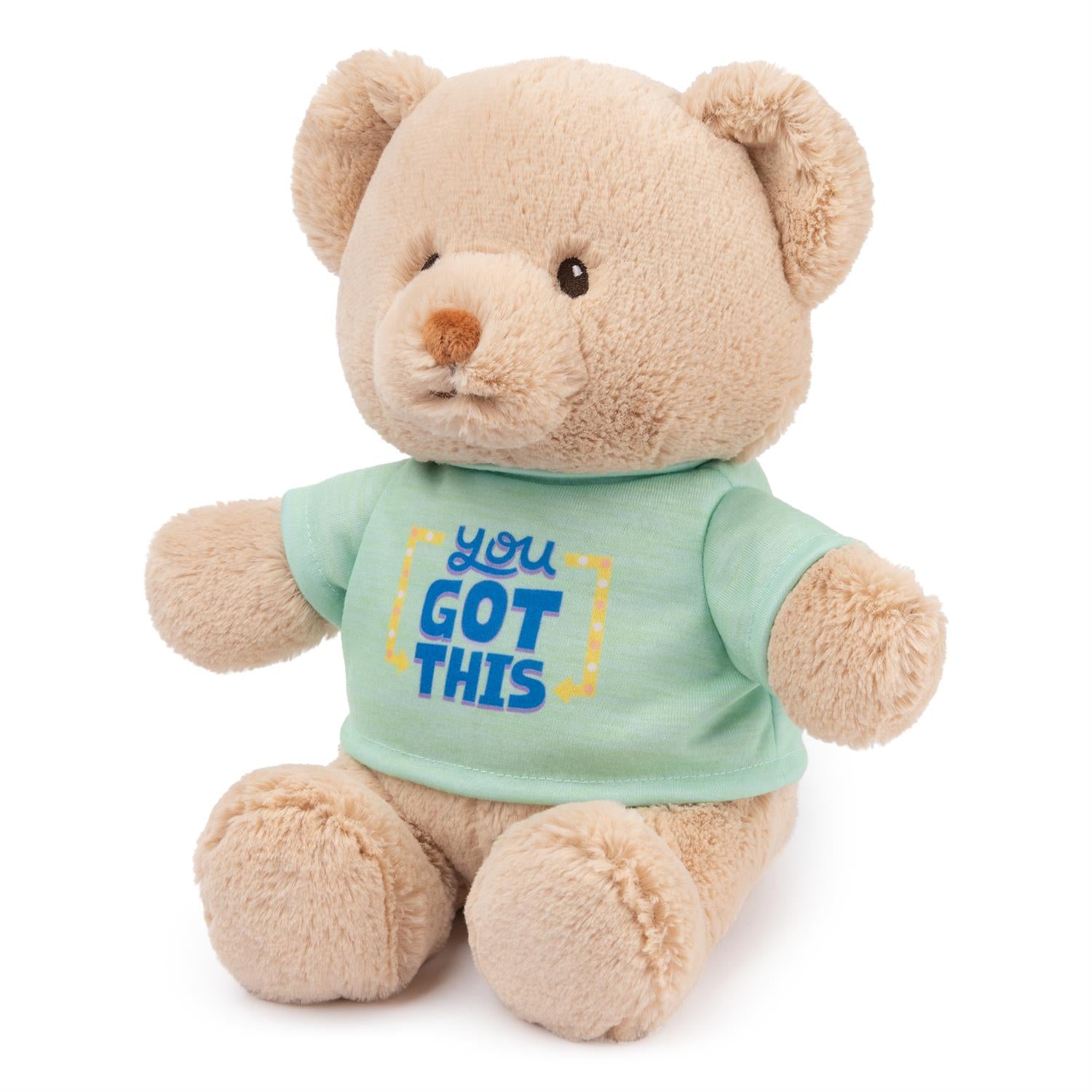 Gund - You Got This T-Shirt Bear - Green - 12"