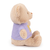 Gund - Reach for the Stars T-shirt Bear - Lavender - 12"