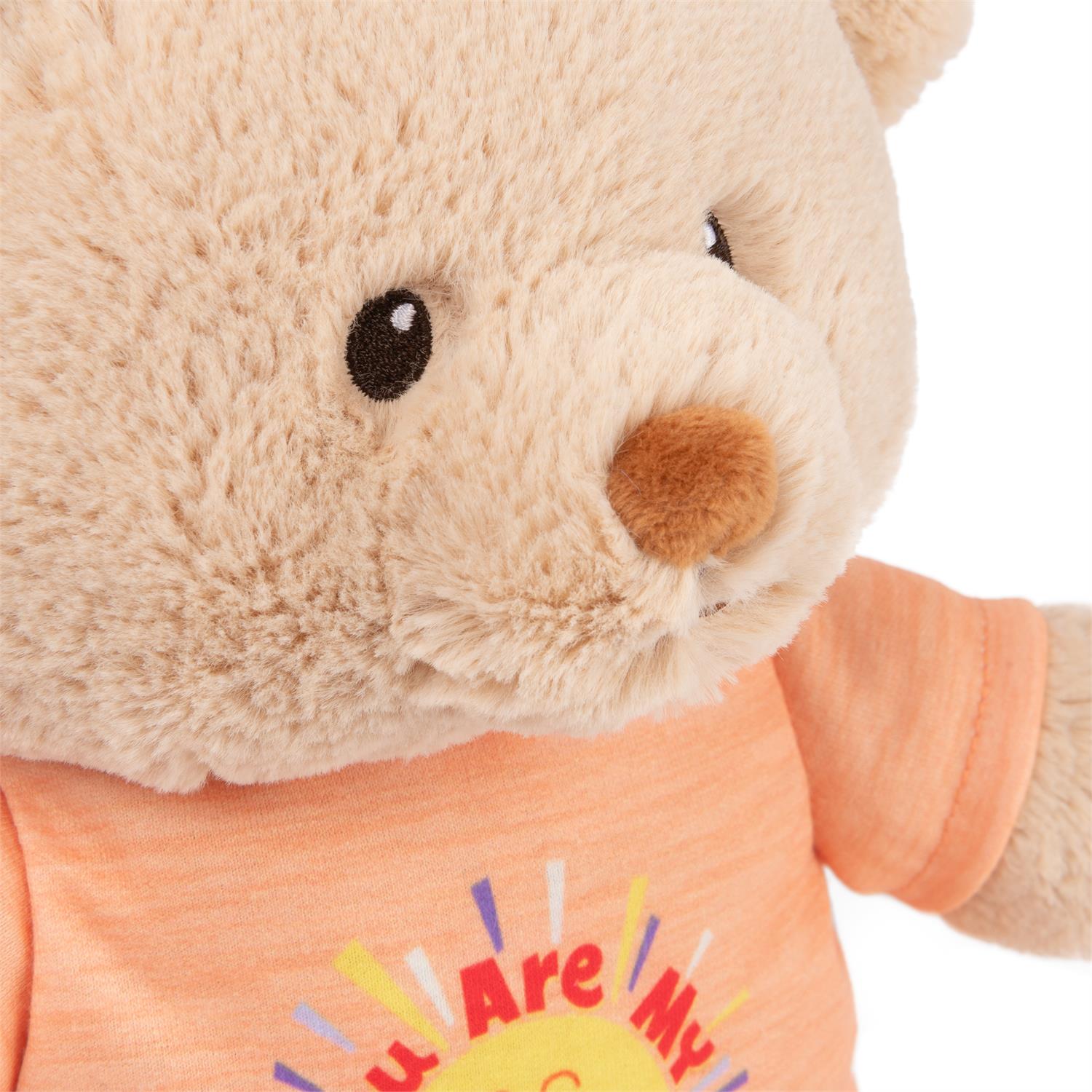 Gund - You are my Sunshine T-shirt Bear - Orange - 12"