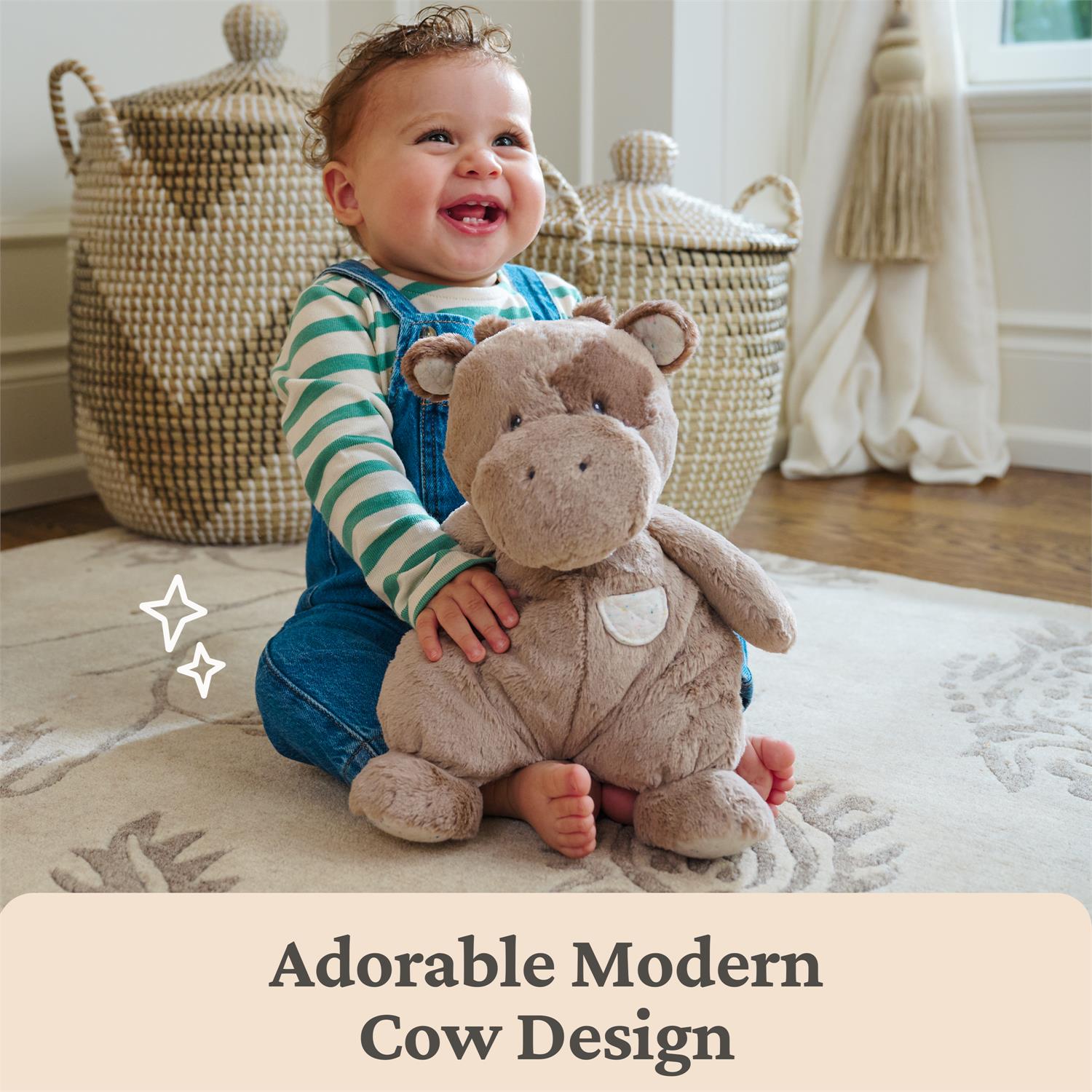 Baby Gund - Oh So Snuggly Cow - 12.5"