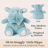 Gund - Oh So Snuggly Littles - Hippo - 7"
