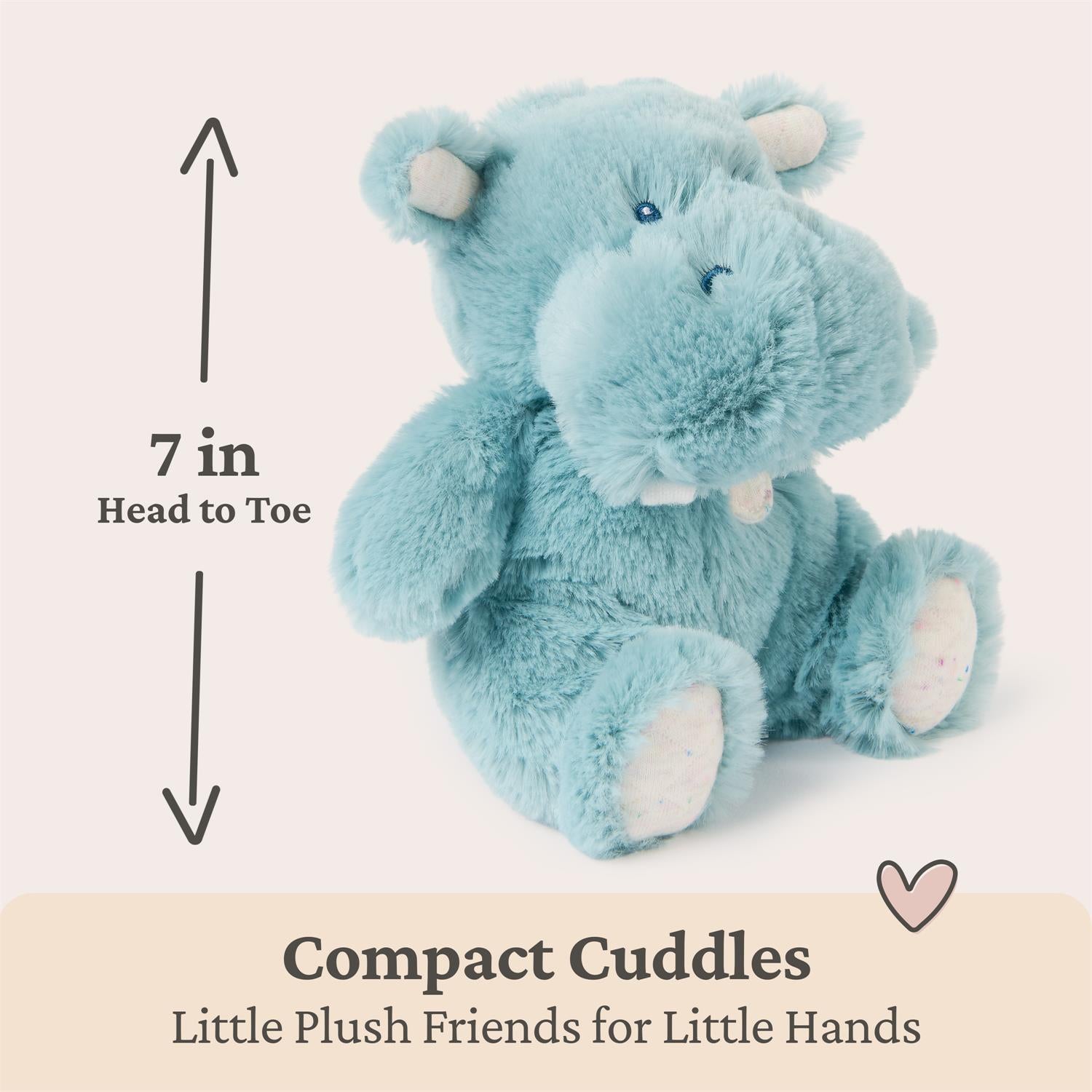 Gund - Oh So Snuggly Littles - Hippo - 7"