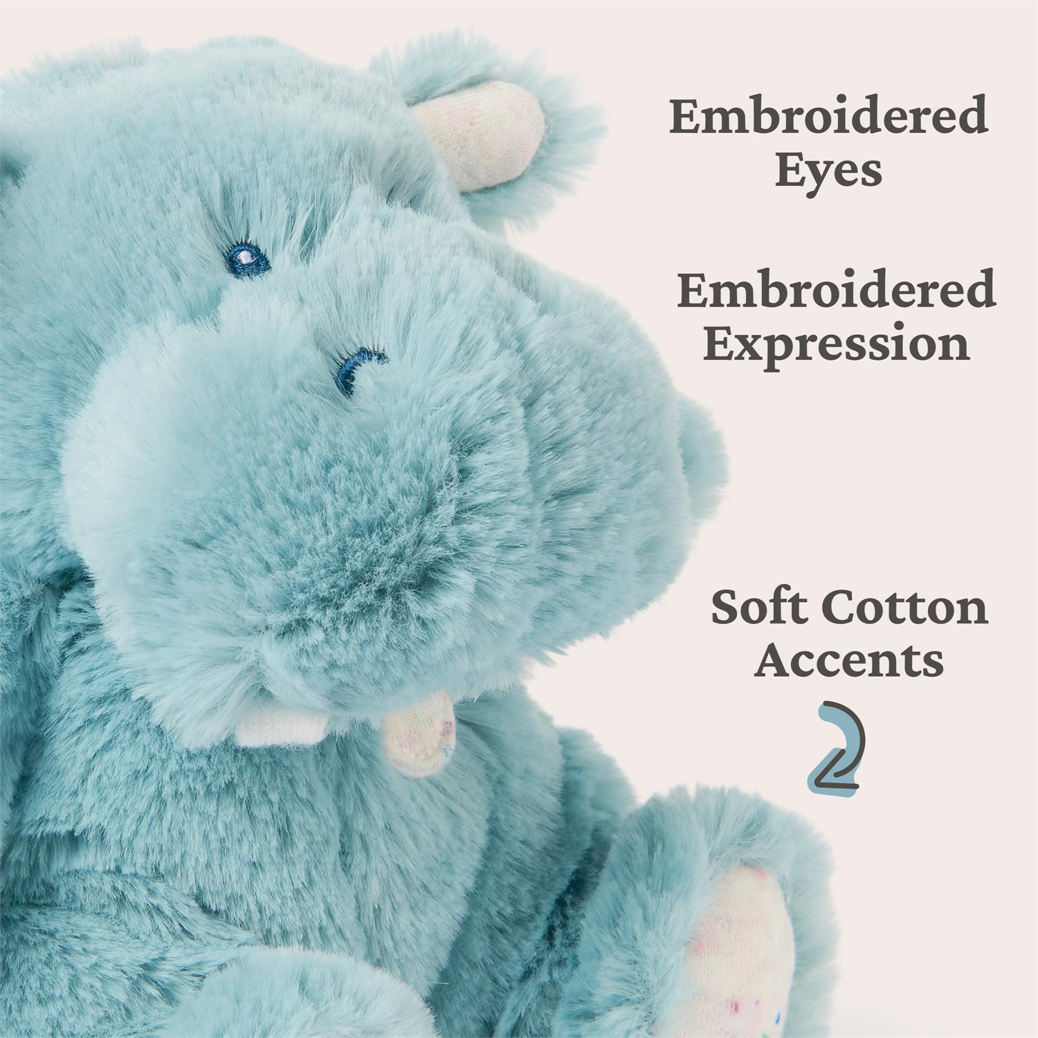 Gund - Oh So Snuggly Littles - Hippo - 7"