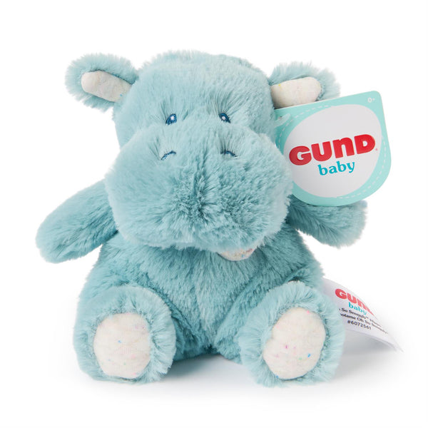 Gund - Oh So Snuggly Littles - Hippo - 7"