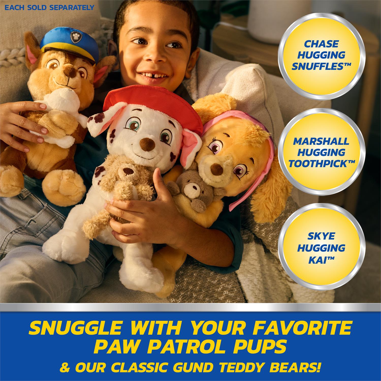 Gund - Paw Patrol's Skye Hugging Kai - 9.5"