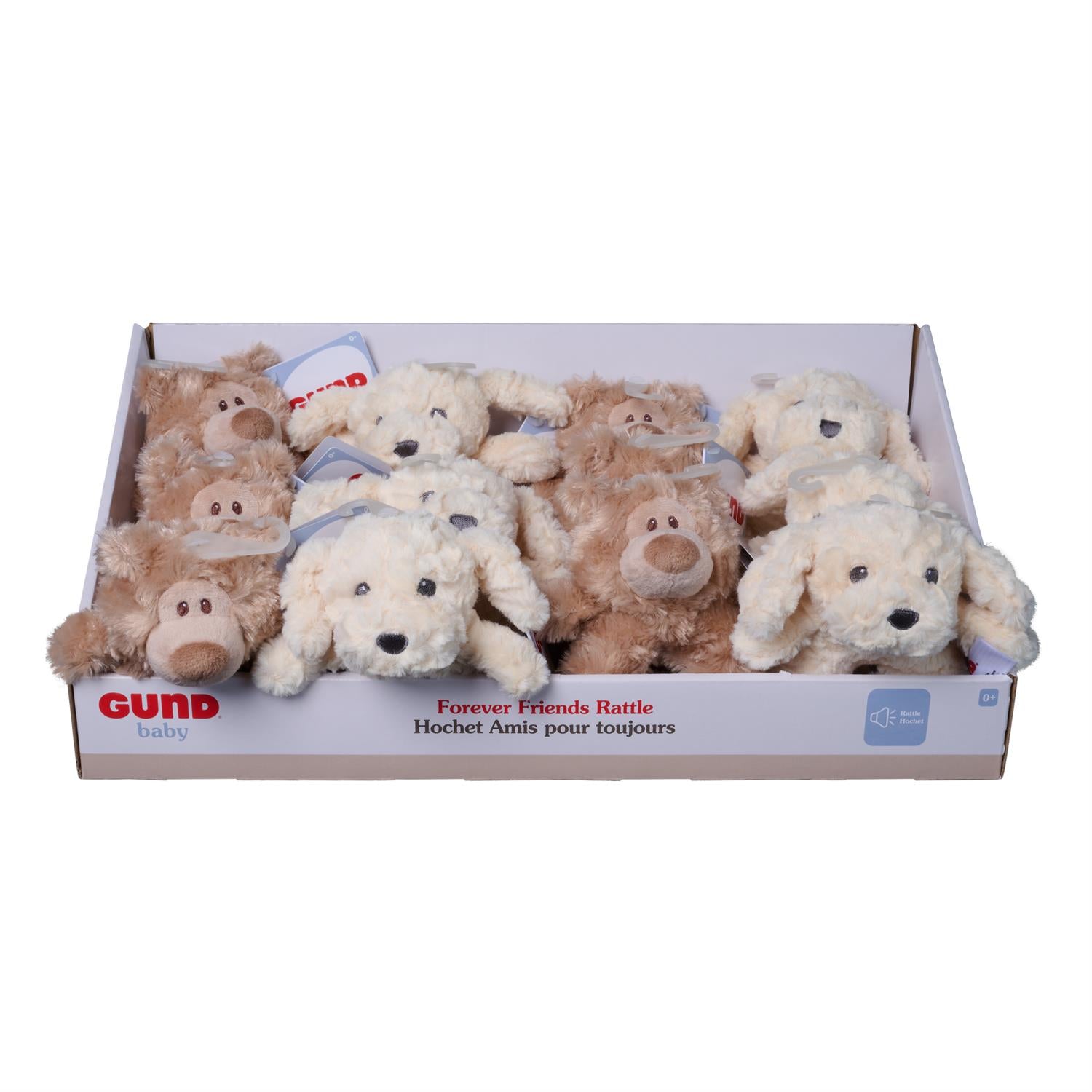 Baby Gund - Philbin and Muttsy Plush Rattles