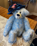 OOAK Artist Collectible Bear JAC-Q-LYN Bear “Dolly Blue” by J Ellerton - 11”
