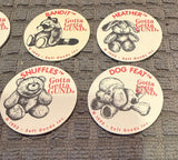 Gund - Vintage 1993 Milk Caps (Pogs) - set of 10
