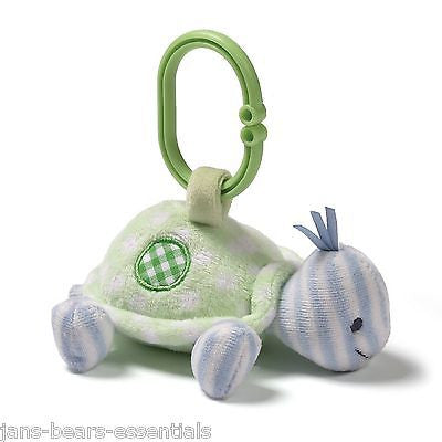 Baby Gund - Stripes & Dots - Teller Turtle Rattle - 5"