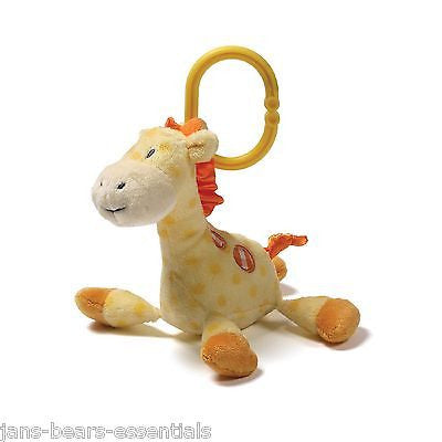 Baby Gund - Stripes & Dots - Grigsby Giraffe Rattle - 5"