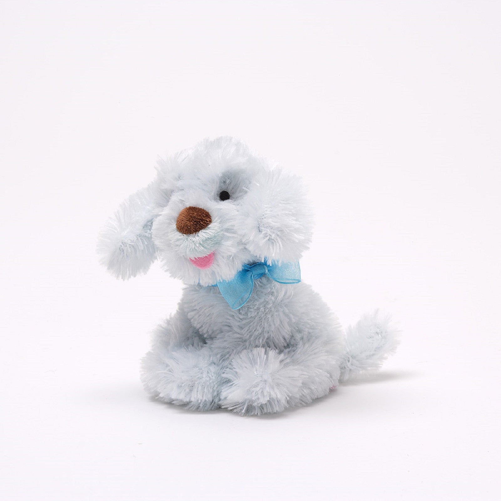 Gund - Gund Girls - Chic Pets - Blue Beanbag Dog - 5"