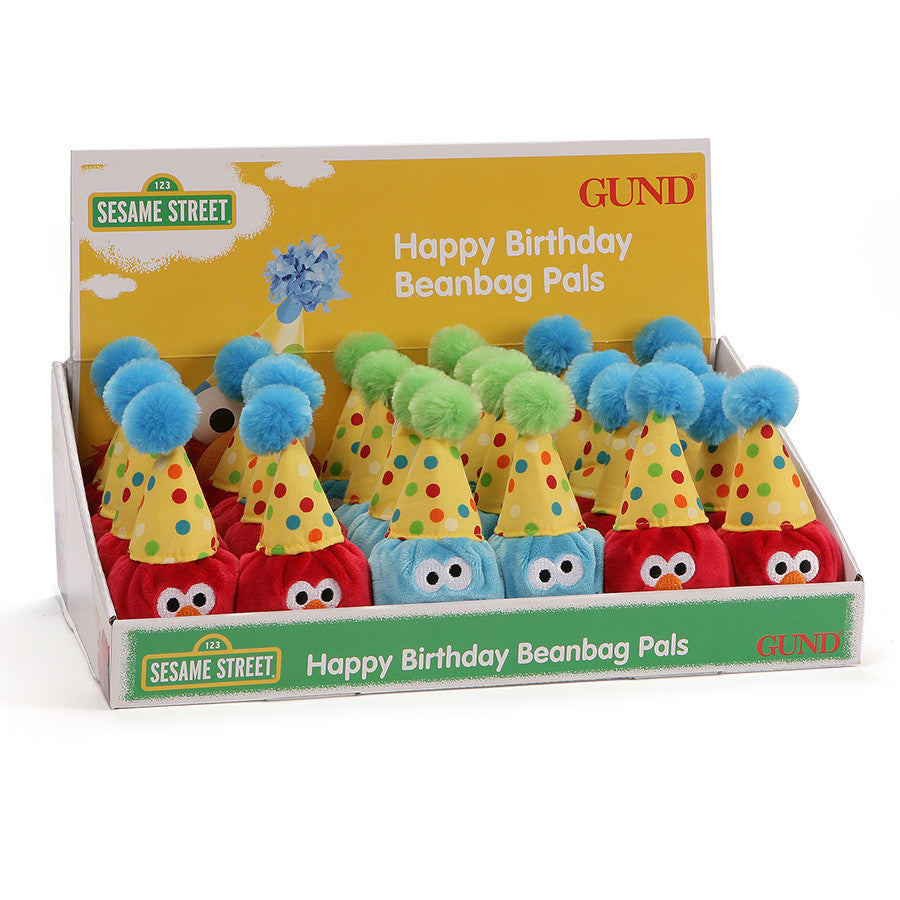 Gund - Sesame Street - Birthday Beanbag Pal - 5"