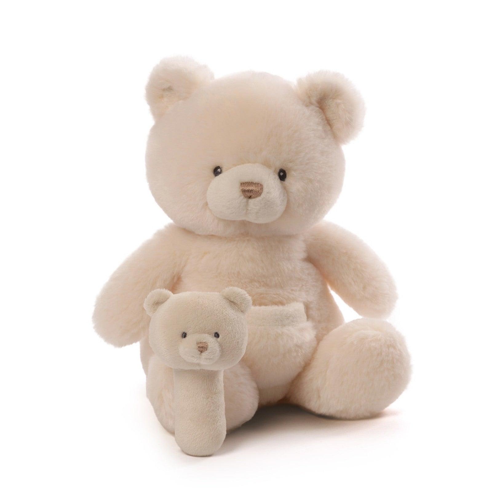 Gund - Oh So Soft Collection - 11" Bear with Rattle