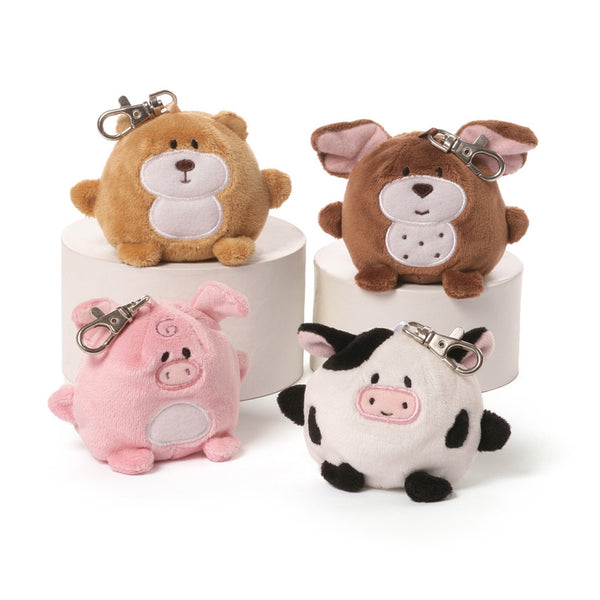 Gund - Knuffles Backpack Clips - 4 styles
