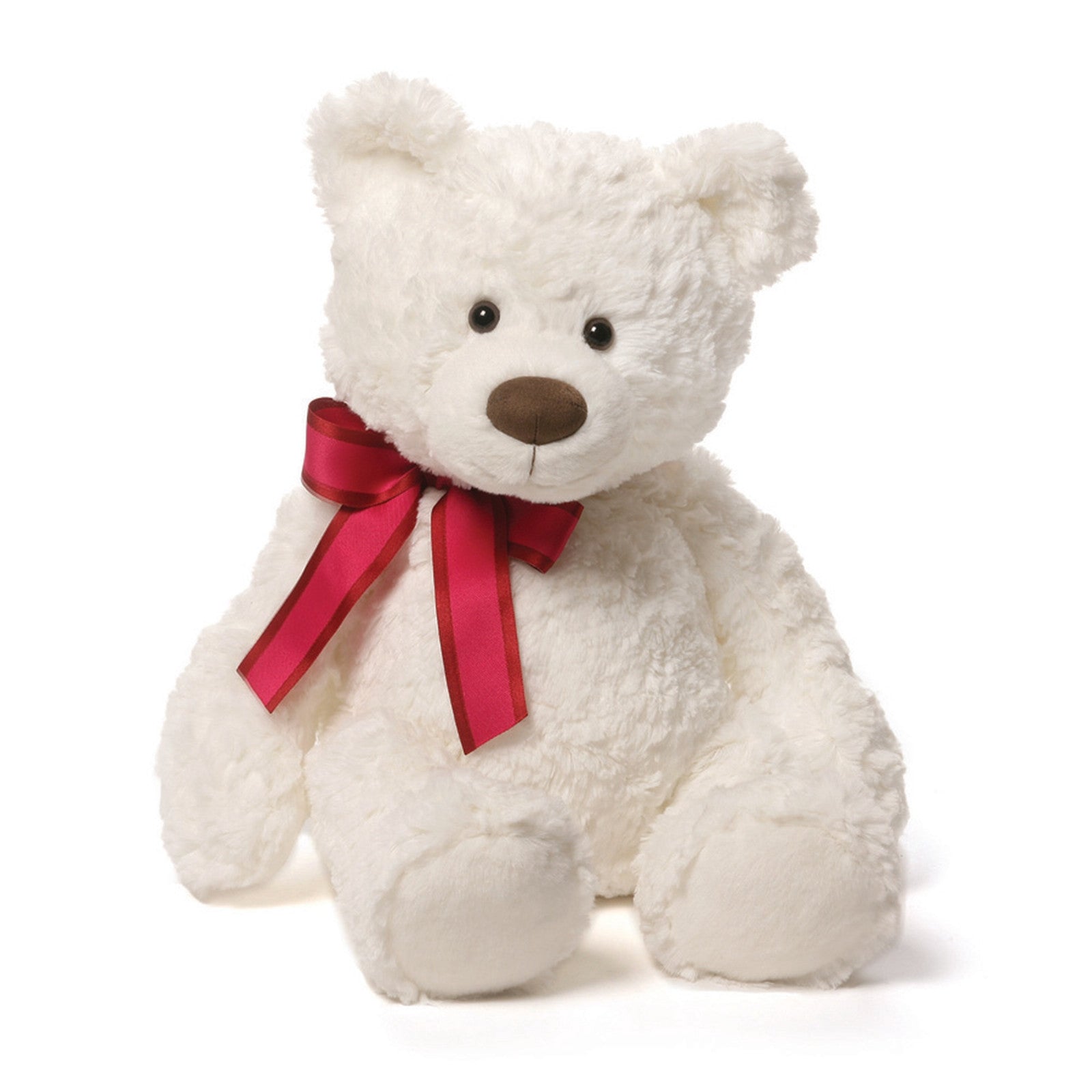 White Teddy Bear With Red Ribbon white-teddy-bear-with-red-ribbon