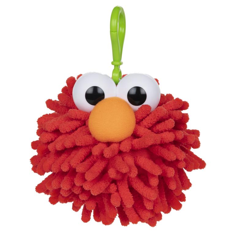 Gund - Sesame Street - Elmo Fuzzy Pom Backpack Clip - 2.5"