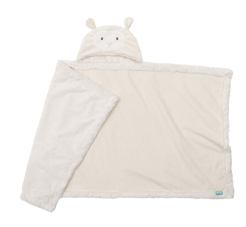 Baby Gund - Lil' Luvs Hooded Blanket - Liam Llama