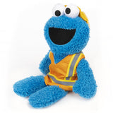 Gund - Sesame Street - Cookie Monster Construction Worker - 13"