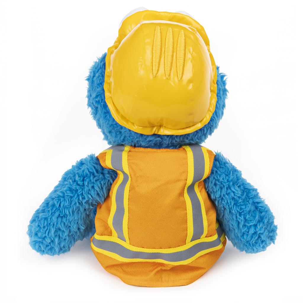 Gund - Sesame Street - Cookie Monster Construction Worker - 13"