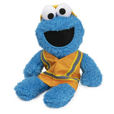 Gund - Sesame Street - Cookie Monster Construction Worker - 13"