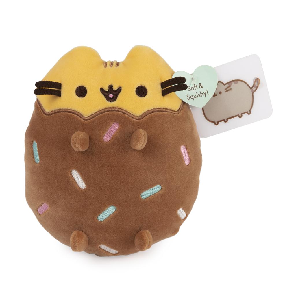 GUND Pusheen Chocolate Cake Squisheen Plush – 11" Squishy Stuffed Animal Toy For Ages 8+