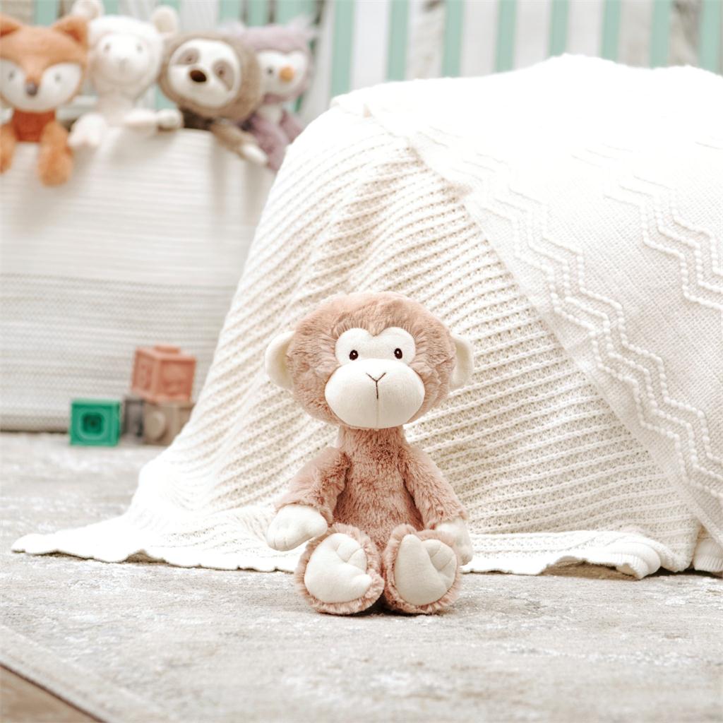 Baby Gund Lil Luvs Micah Monkey 8.5 sitting Jan s Bear Essentials