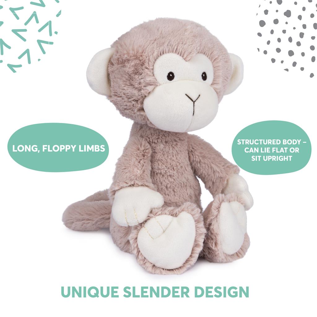 Baby Gund - Lil' Luvs Micah Monkey - 8.5" sitting