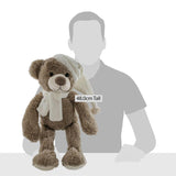 Kalidou - Teddy Bear with Scarf and Sleeping Cap - 10"