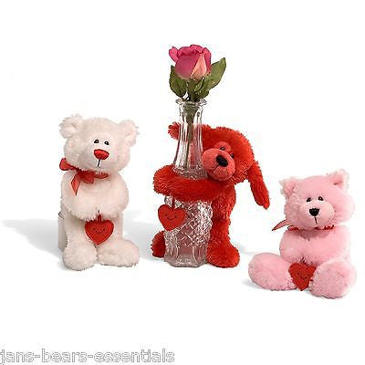 Gund - Valentines Vase Hugger - 9"