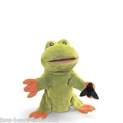 Gund - Fly on the Wall, Frog Puppet - 13"