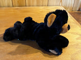 Wishpets - Floppy Black Bear - 10"