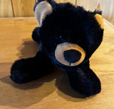 Wishpets - Floppy Black Bear - 10"