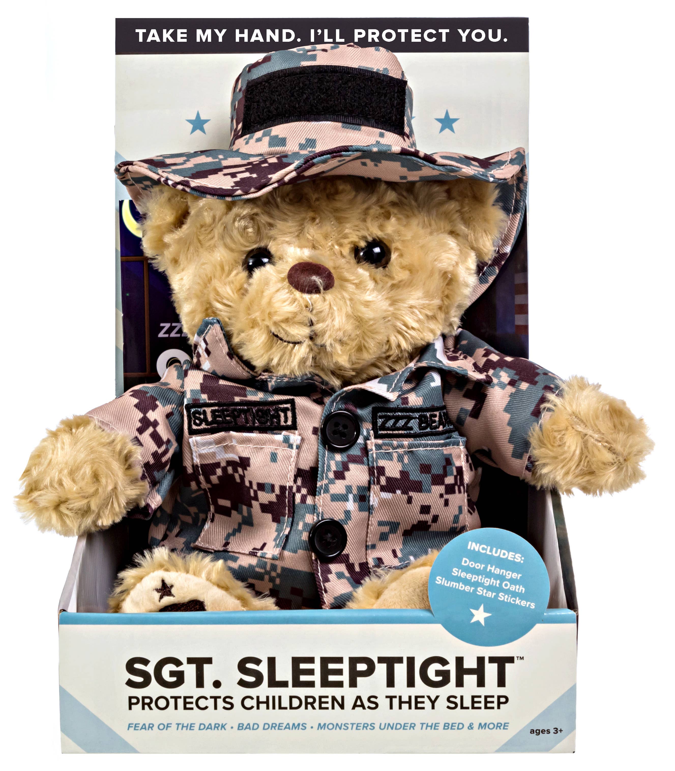 ZZZ Bears - Sgt. Sleeptight - Marine - 15"